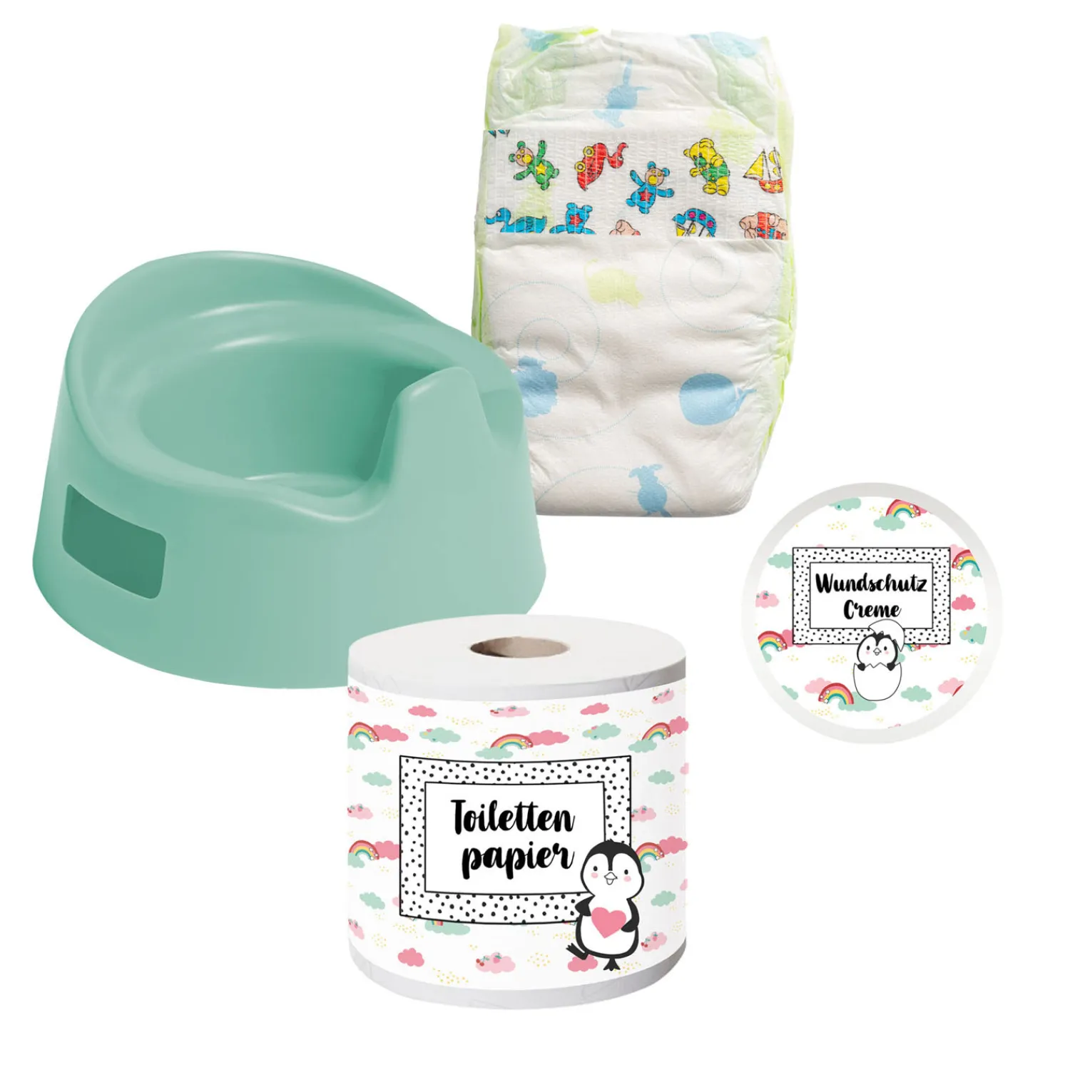 Poppen Plaspotje met Accessoires, 15cm-Heless Clearance