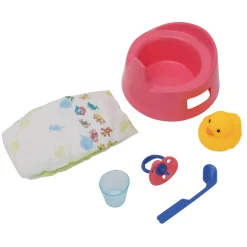 Poppen Potje met Accessoires-Heless Clearance