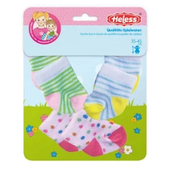 Heless Poppen Sokkken 3 Paar, 35-45 cm New