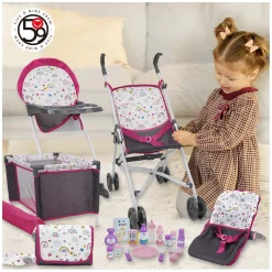 Poppen Speelset Compleet, 21dlg. Sale