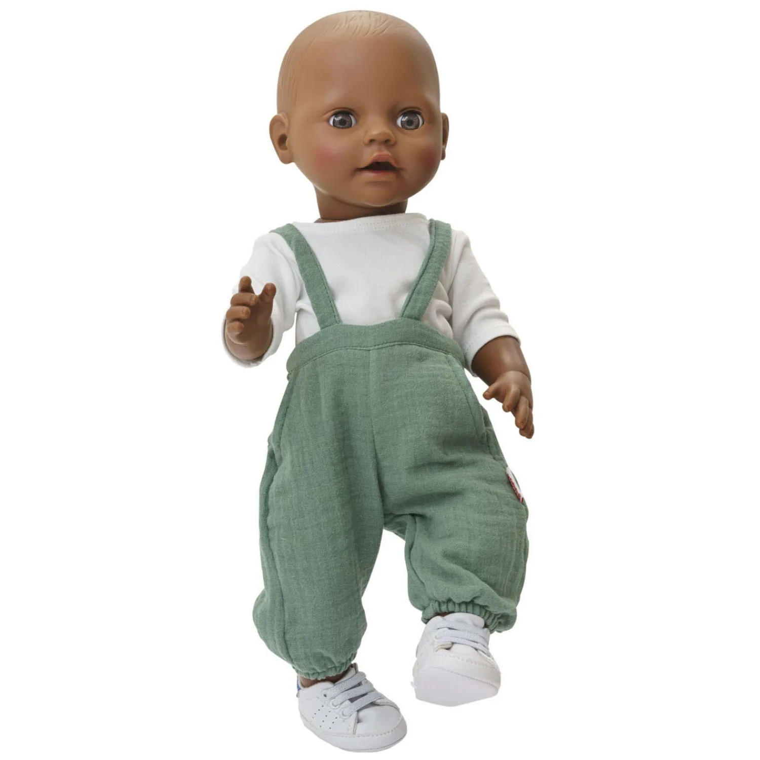 Heless Poppen Tuinbroek Groen, 28-35 cm Clearance