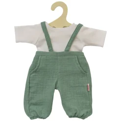 Poppen Tuinbroek Groen, 35-45 cm>Heless