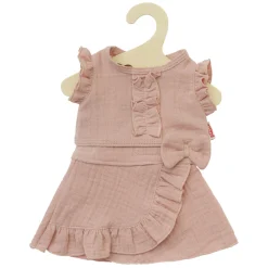 Poppen Wikkelrok Roze met Ruches, 35-45 cm>Heless Outlet