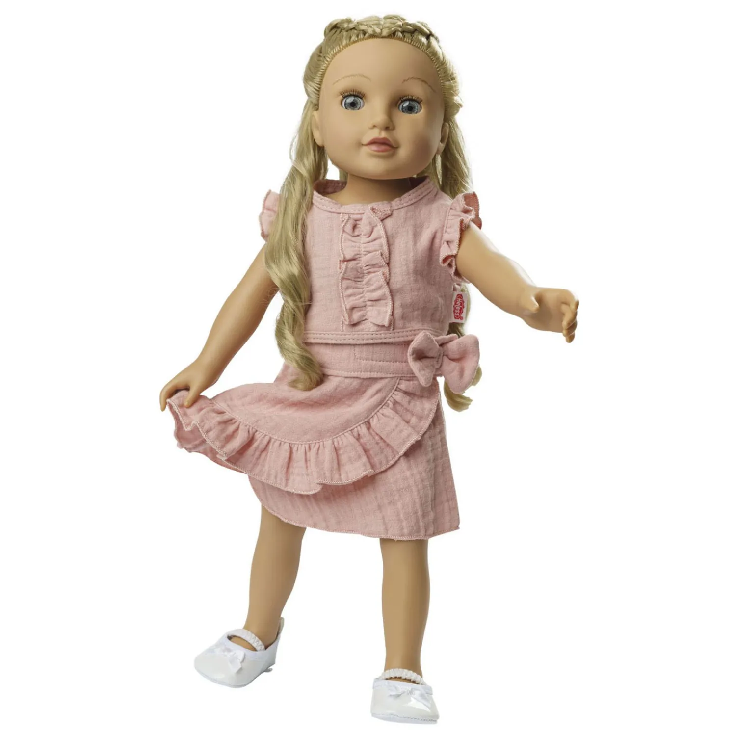 Poppen Wikkelrok Roze met Ruches, 35-45 cm>Heless Outlet