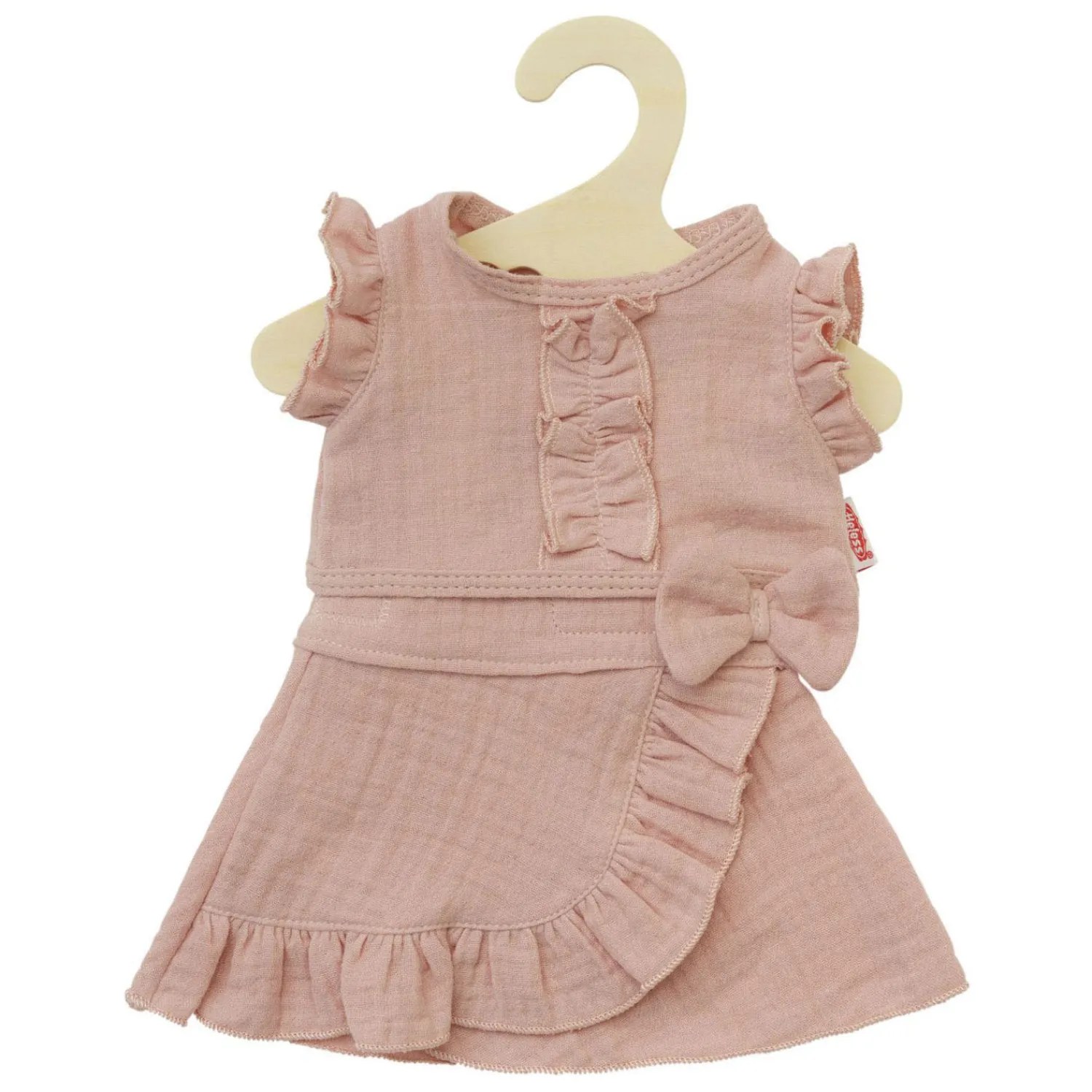 Poppen Wikkelrok Roze met Ruches, 28-35 cm-Heless Outlet