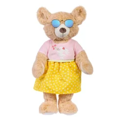 Heless Poppen Zonnebril Goud Blauw Gespiegeld Discount