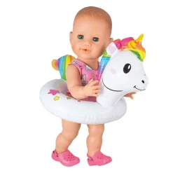 Poppen Zwemring Eenhoorn Henri, 28-35 cm><noscript><img width=