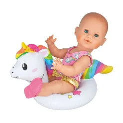 Poppen Zwemring Eenhoorn Henri, 28-35 cm><noscript><img width=