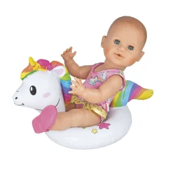 Poppen Zwemring Eenhoorn, 28-35 cm-Heless