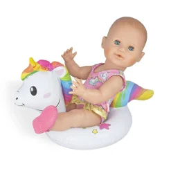 Heless Poppen Zwemset Eenhoorn, 35-45 cm