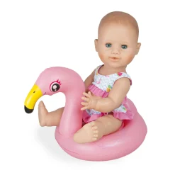 Heless Poppen Zwemset Flamingo, 35-45 cm New