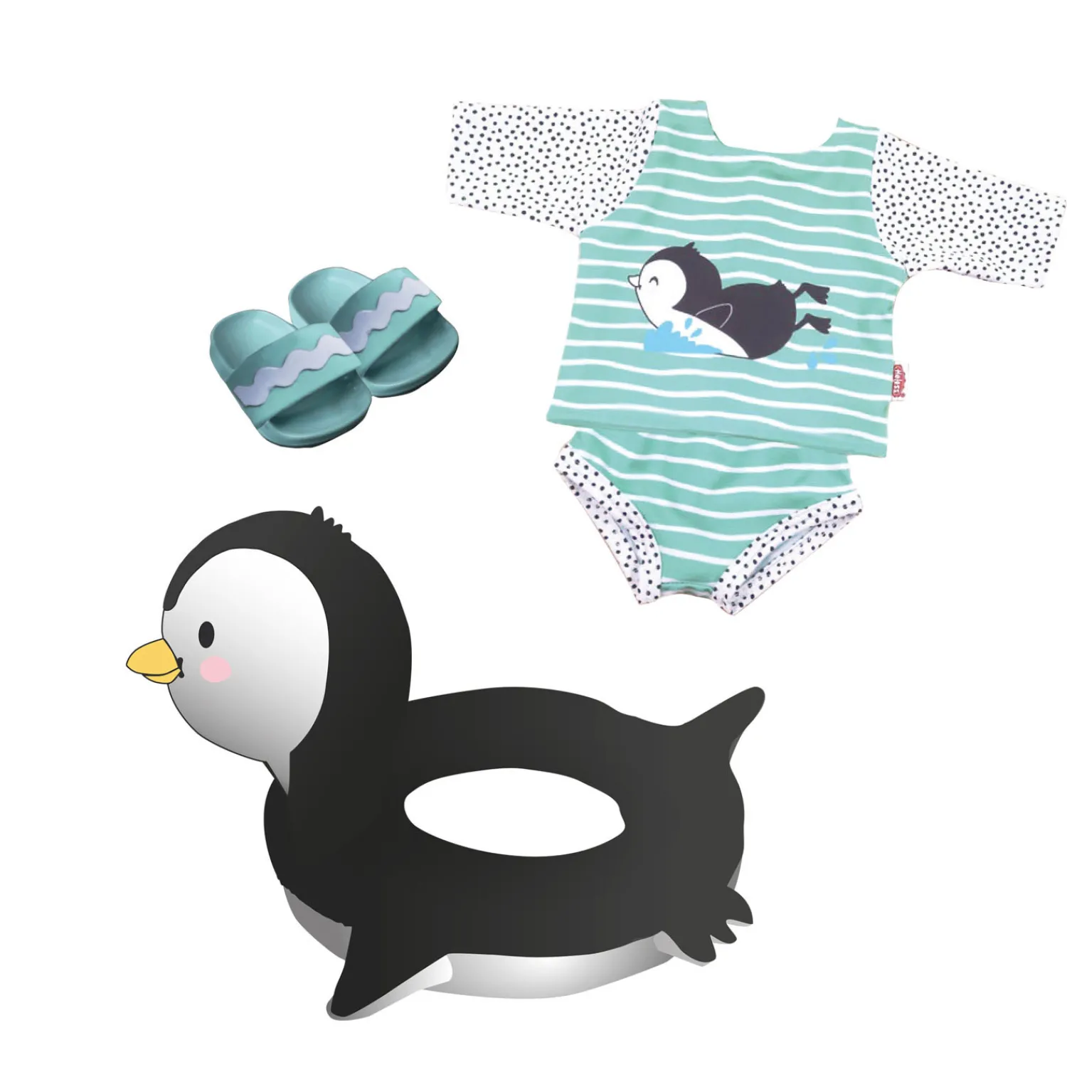 Heless Poppen Zwemset Pinguin, 35-45 cm Online