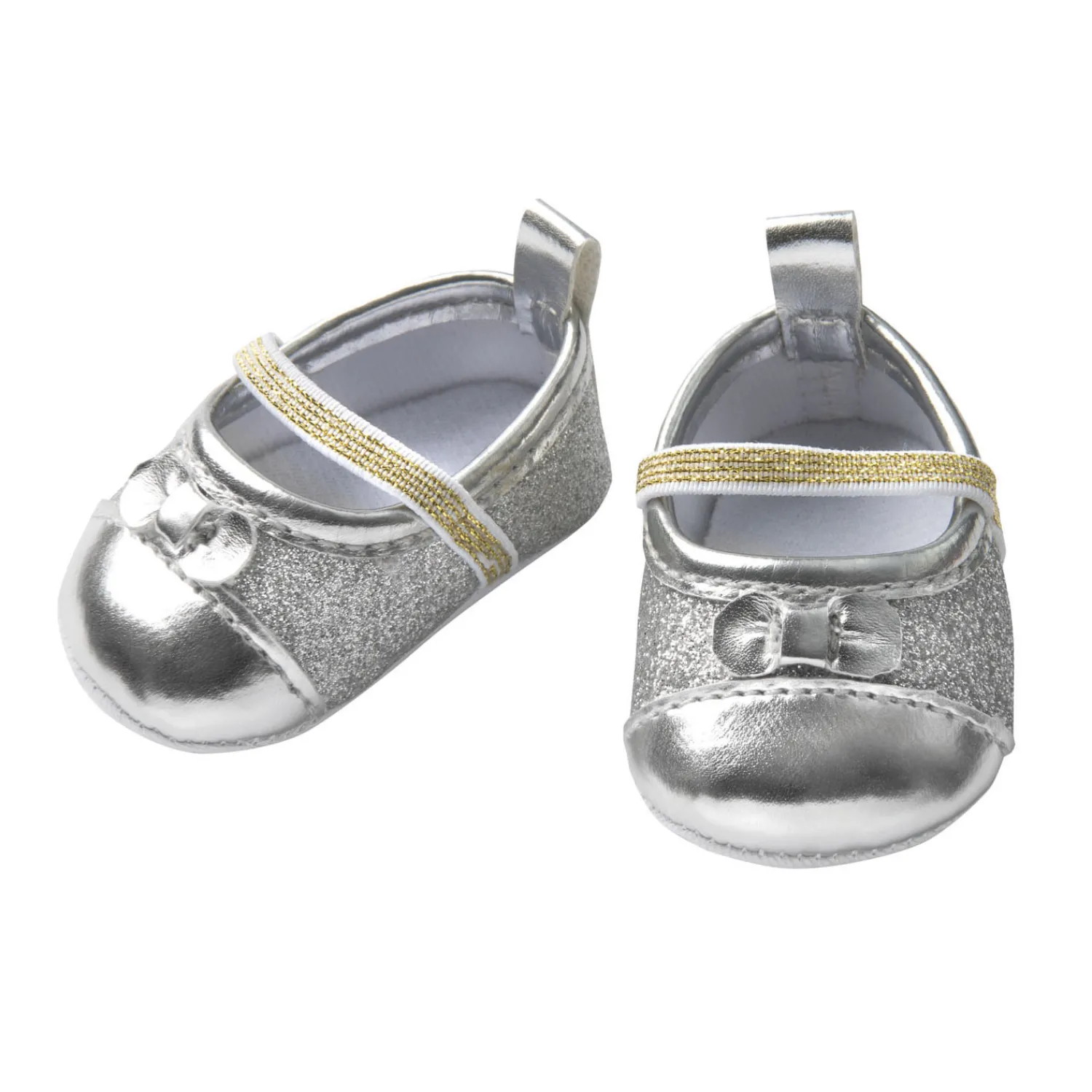 Poppenballerina's Glitter - Zilver, 30-34 cm-Heless Sale