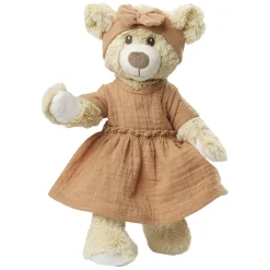 Poppenjurk Bruin met Ruches, 28-35 cm><noscript><img width=