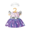 Heless Poppenjurk Fee en Eenhoorn met Sequins en Kroon, 35-45 cm Hot