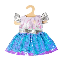 Heless Poppenjurk Fee en Eenhoorn met Sequins en Kroon, 35-45 cm Hot