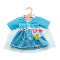 Poppenjurk IJsprinses met Cape, 35-45 cm-Heless Hot