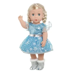 Heless Poppenjurk IJsprinses met Cape, 28-35 cm