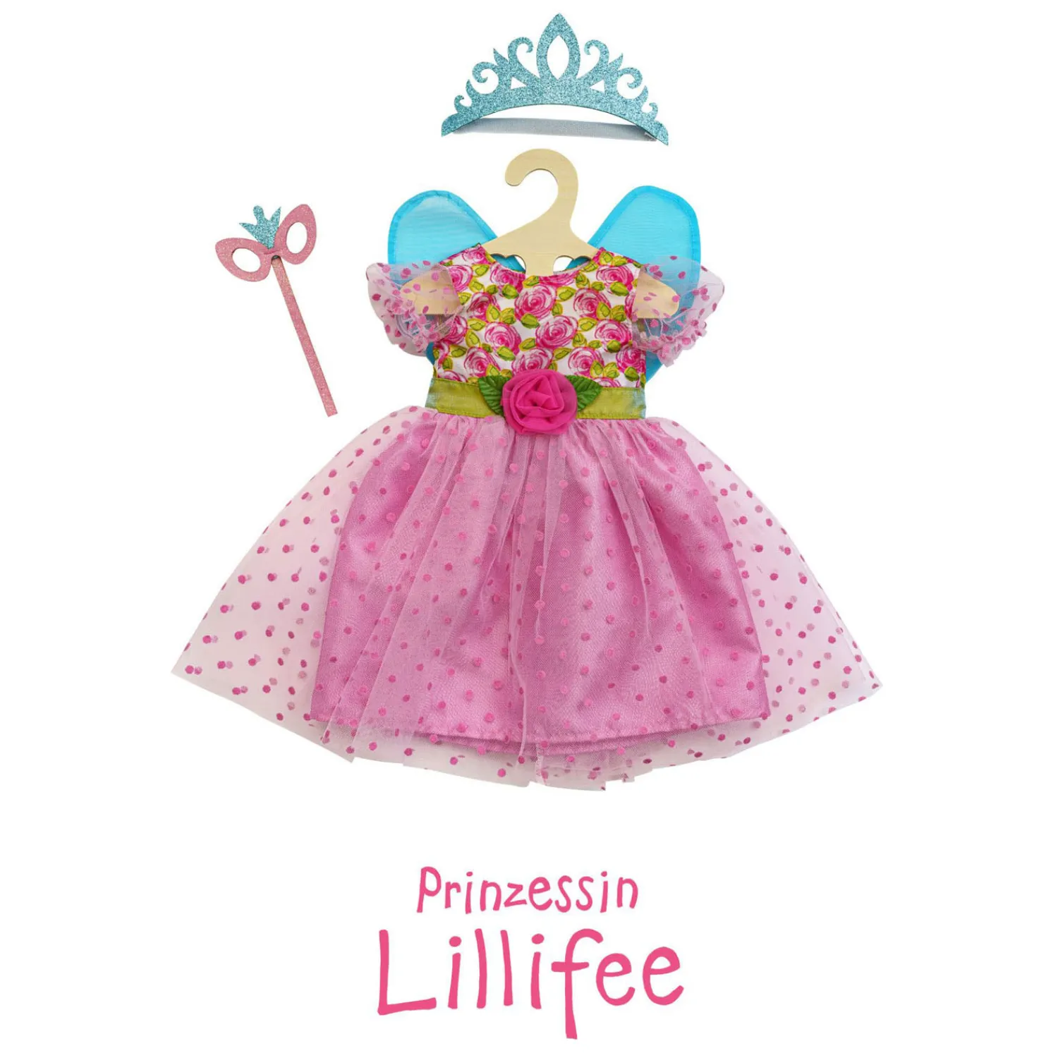 Poppenjurk Prinses Lillifee Roze, 35-45 cm>Heless Outlet