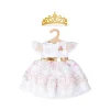 Poppenjurk Prinses met Kroon, 28-35 cm>Heless Hot