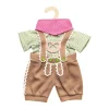 Heless Poppenkleding Lederhosen met Overhemd en Sjaal, 28-35 cm