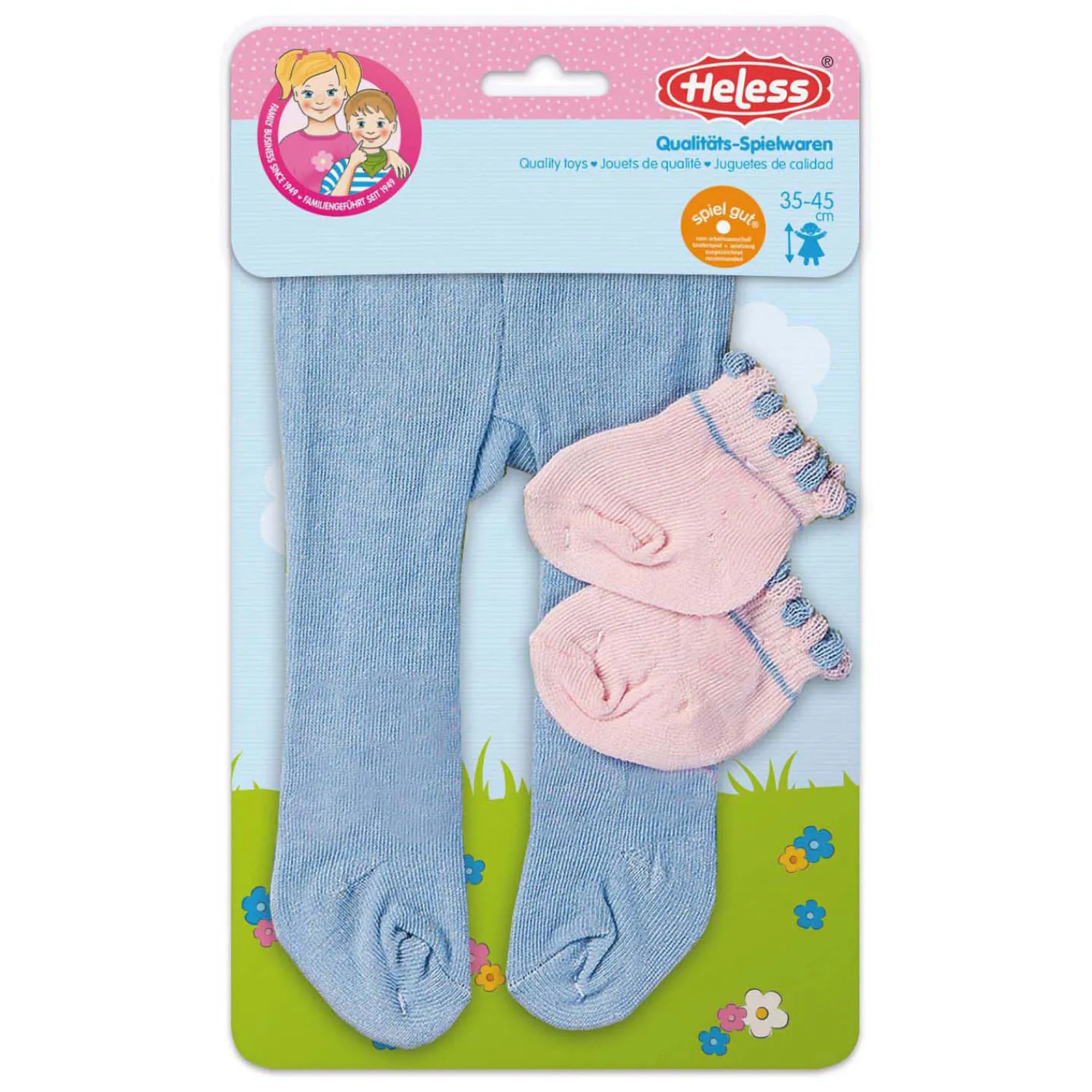 Heless Poppenmaillot met Sokken - Roze, 35-46 cm Sale