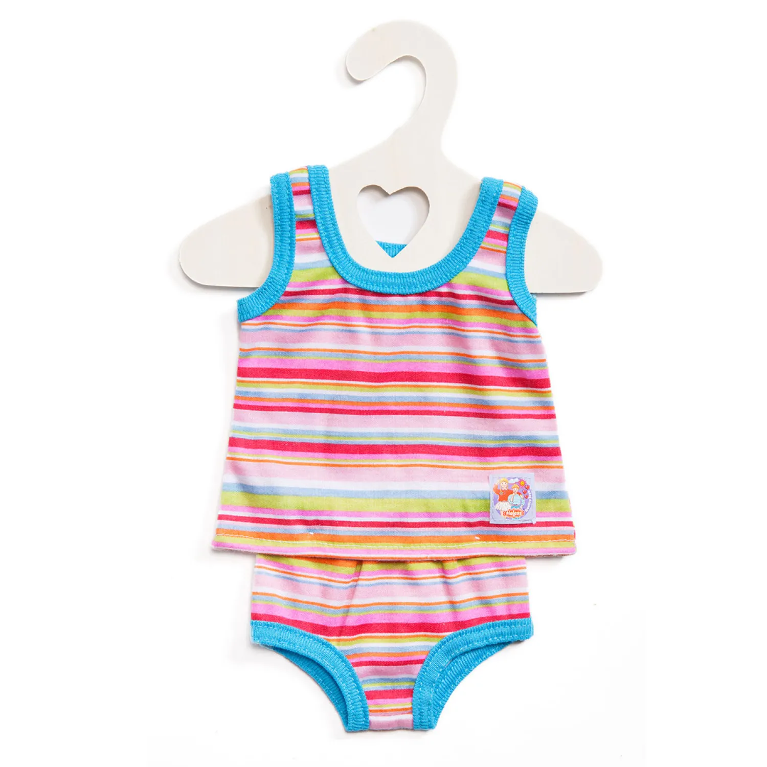 Poppenondergoed - Blauw, 28-35 cm-Heless Discount