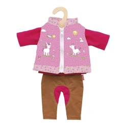 Poppenoutfit Paardrijden - Eenhoorn, 28-35 cm>Heless Hot