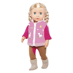 Poppenoutfit Paardrijden - Eenhoorn, 28-35 cm><noscript><img width=