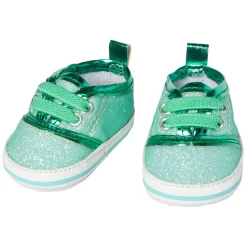 Poppenschoenen Glitter Sneakers  Mint, 38-45 cm-Heless Outlet