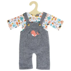 Heless Poppentuinbroek met T-shirt Walvis, 28-35 cm Outlet