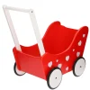 Playwood Poppenwagen Rood met Hartjes Discount