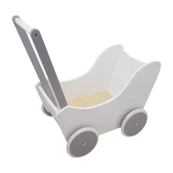 Poppenwagen Wit/Zilver-Playwood Outlet