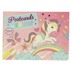 Wins Holland Postkaarten Kleuren Eenhoorn New