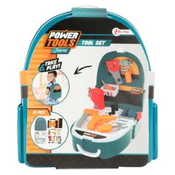 Power Tools Gereedschapset in Rugzak, 21dlg.>Toi-Toys Best