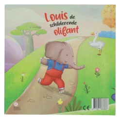 Prentenboek Groot - Louis de Schilderende Olifant>Wins Holland