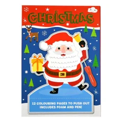 Prikblok Kerst - 12 Kleurplaten-Wins Holland New