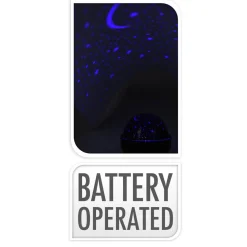 Projectie Sterrenlamp, 16x16x12,5cm Clearance