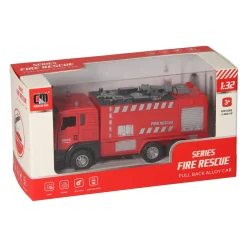 Pull-back Brandweerwagen Rood Licht en Geluid- Clearance