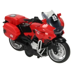 Pull-back Motor Rood met Licht en Geluid- New