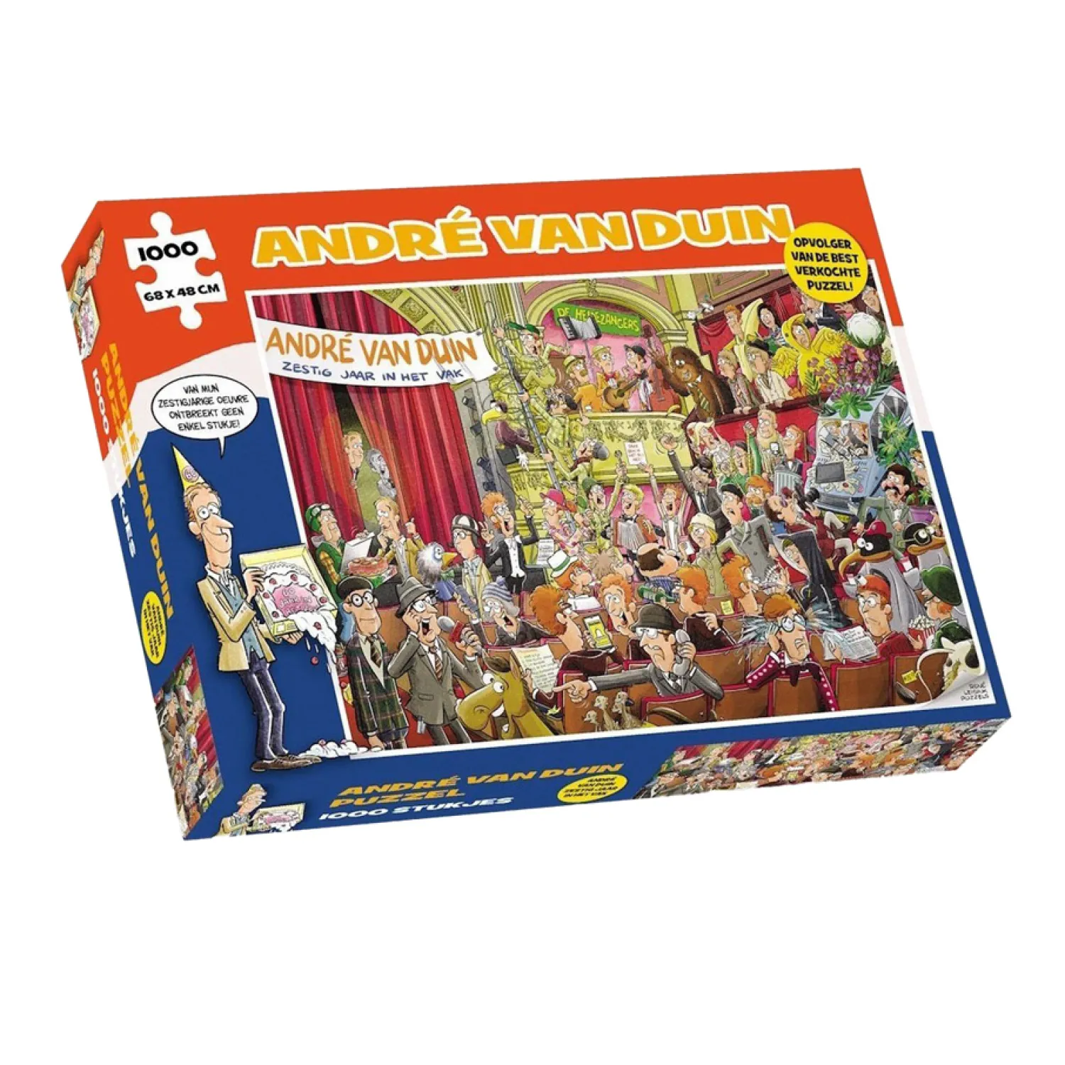 Puzzel André van Duin - 60 Jaar In Het Vak, 1000st.- Online