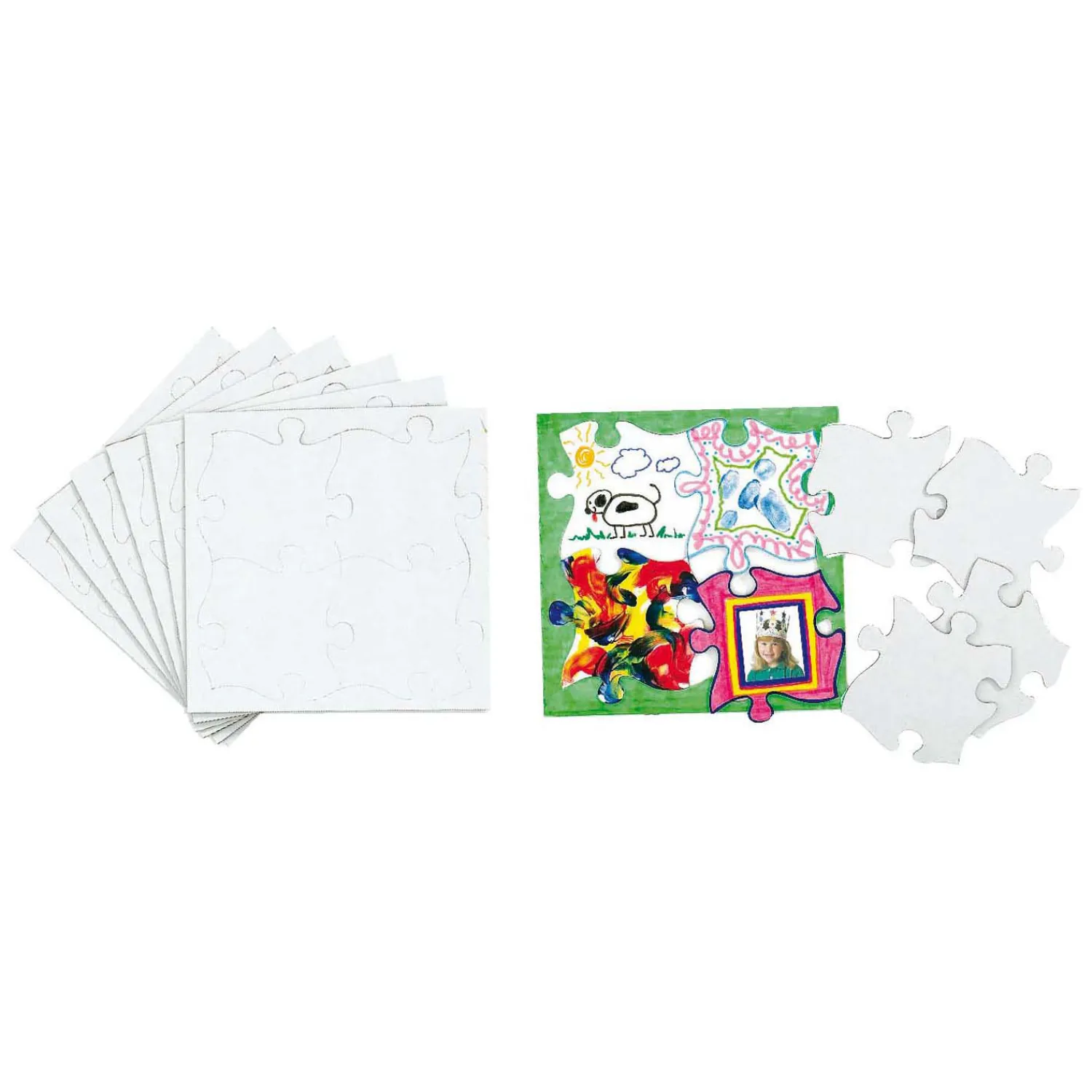 Puzzel Blanco 4 Delen - 8st.- Outlet