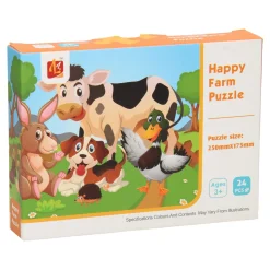 Puzzel Boerderij, 24st.- Outlet