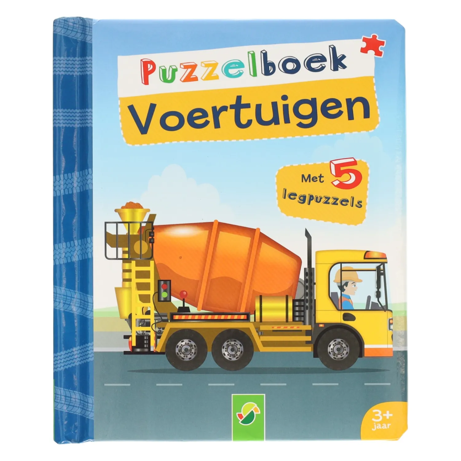 Puzzelboek Voertuigen - 5 Legpuzzels-Wins Holland Outlet