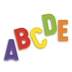 ABC Magneten Hoofdletters, 48st.><noscript><img width=