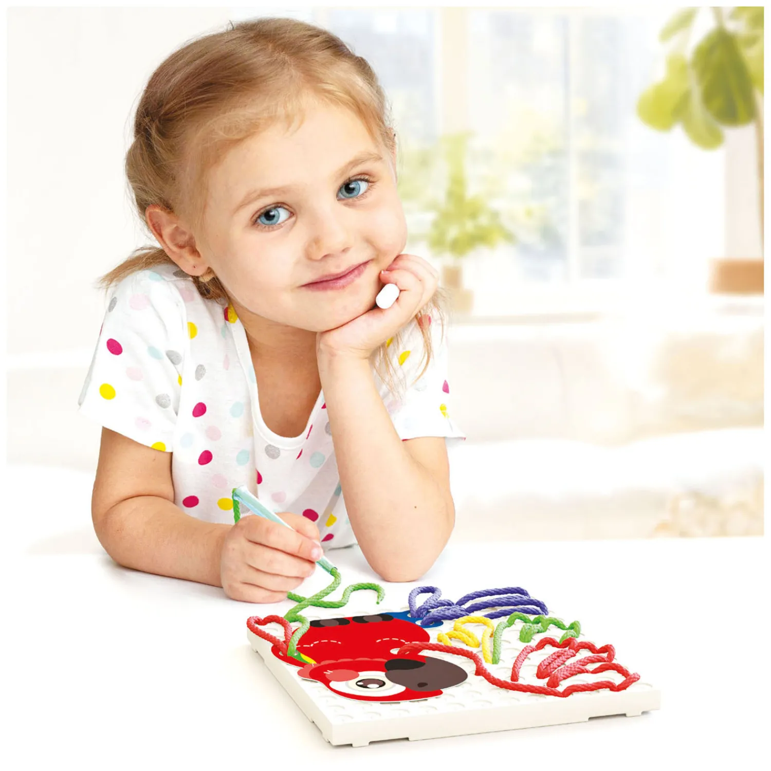 Fanta Filo Dierentuin Veters Rijgen, 14dlg.-Quercetti Best