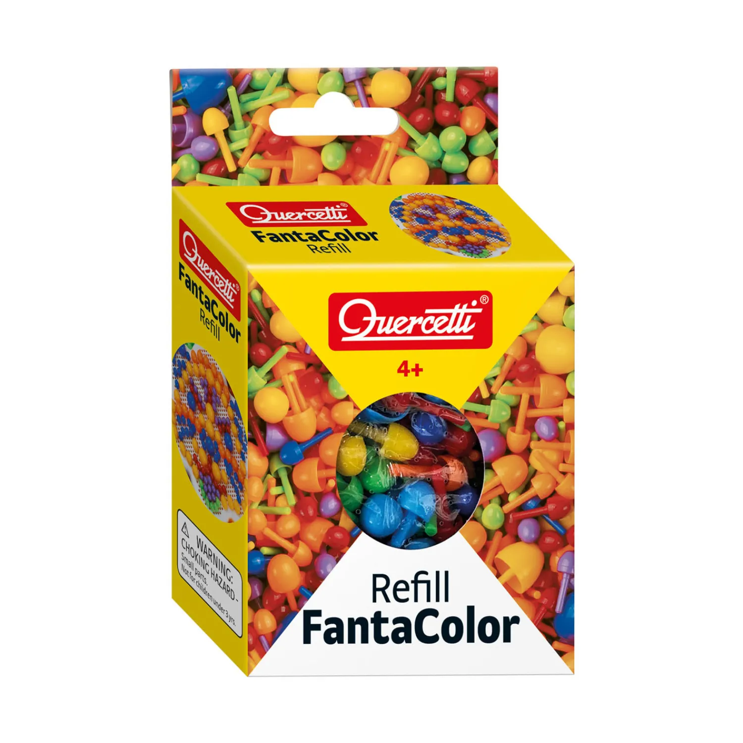 Insteek Mozaïek Pins 10mm, 200st.>Quercetti