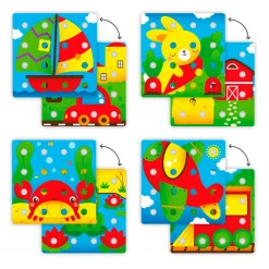 Quercetti Jumbo Insteek Pinnen, 20dlg. Discount