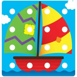 Quercetti Jumbo Peggy Evo Insteek Mozaïek, 41 Pins Best