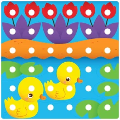 Quercetti Jumbo Peggy Evo Insteek Mozaïek, 41 Pins Best